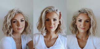 How to curl short hair step by step